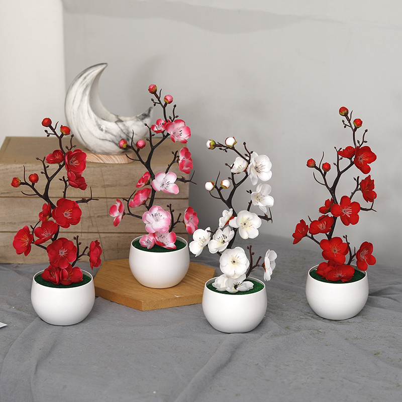 Bonsai Garden Wall - Natale finto verde PE rami di