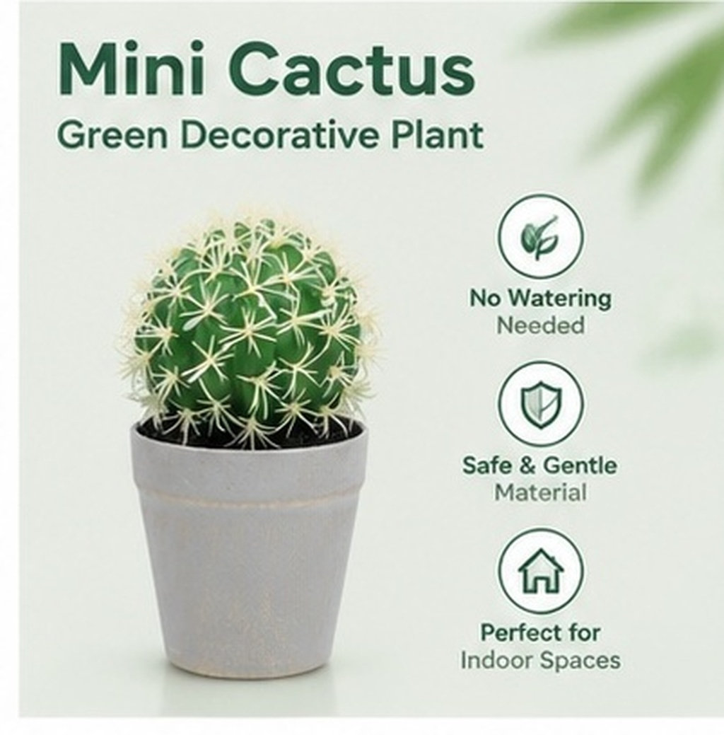 Bonsai Garden For Desk - Mini Cactus Artificiale Bonsai Decorativo per