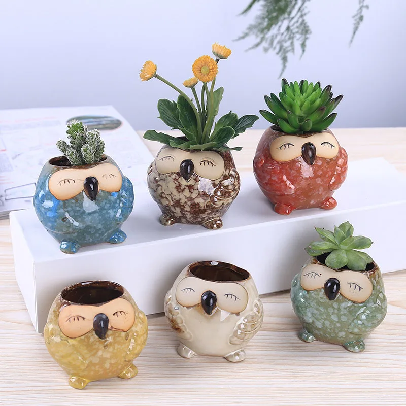 Bonsai Garden Wall - Mini Vaso in Ceramica a Forma