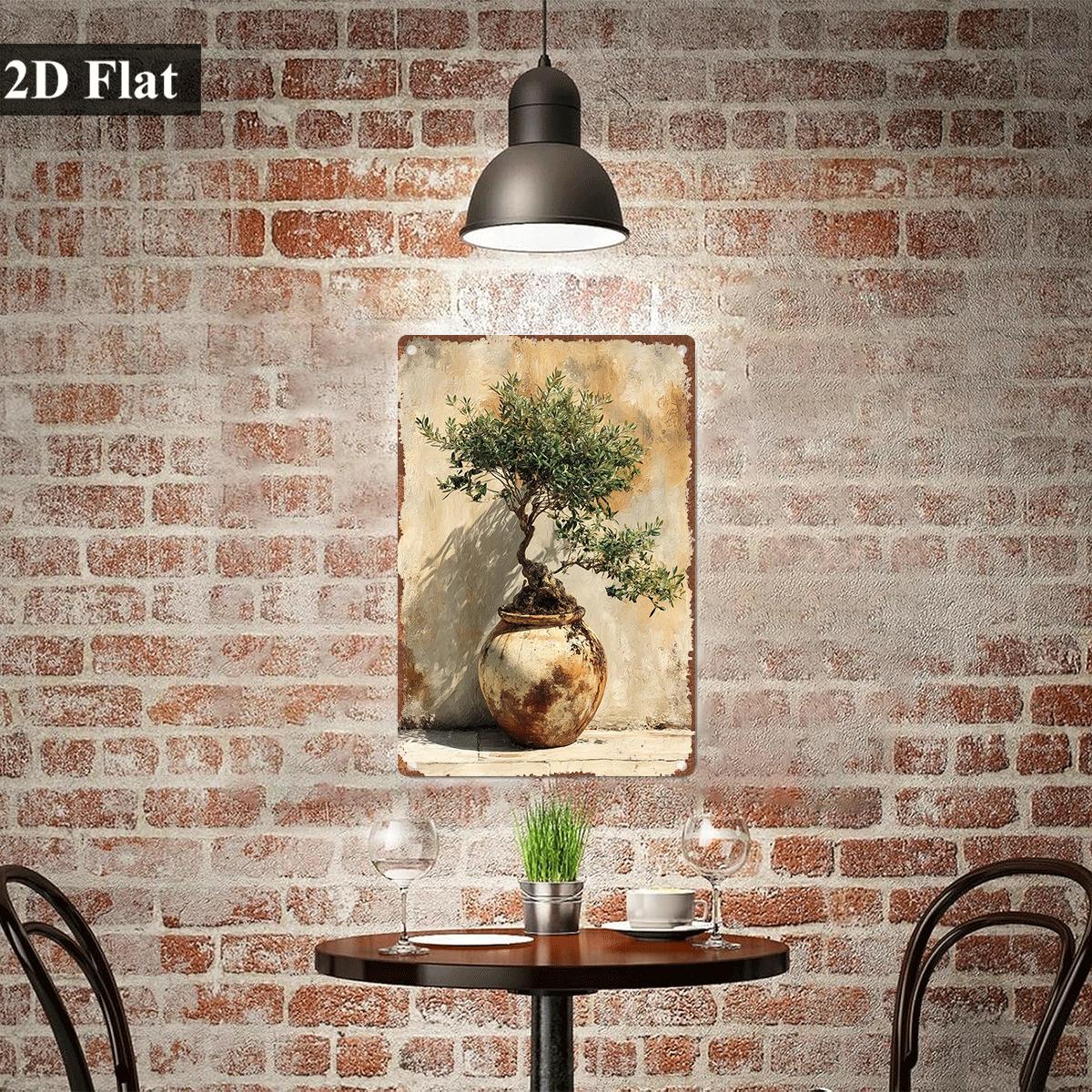 Targa in metallo vintage con s - Bonsai Garden Wall recensione e prezzo