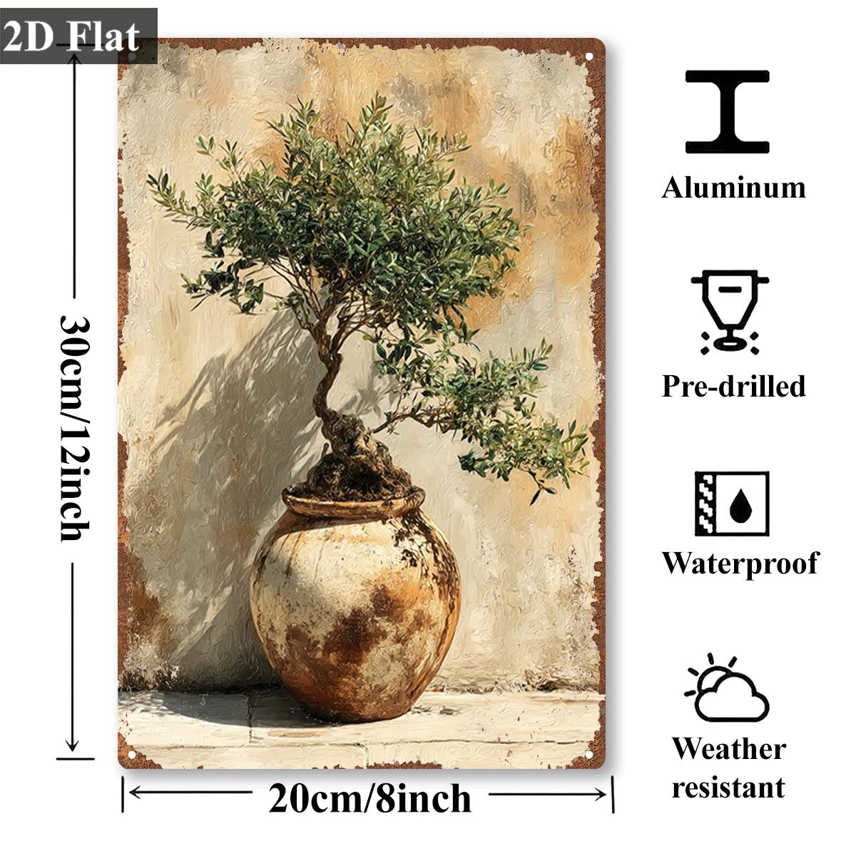 Targa in metallo vintage con s - Bonsai Garden Wall recensione e prezzo