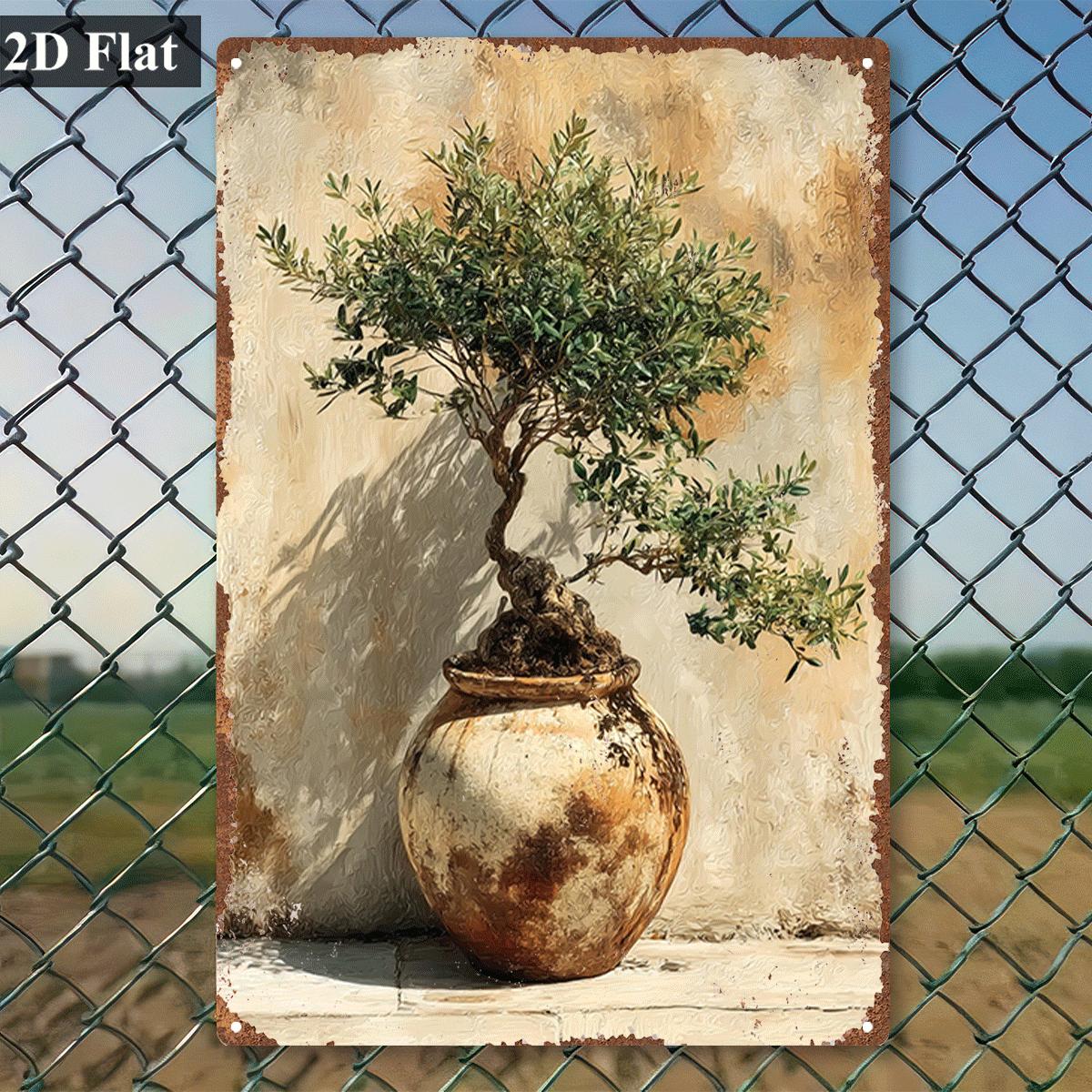 Targa in metallo vintage con s - Bonsai Garden Wall recensione e prezzo