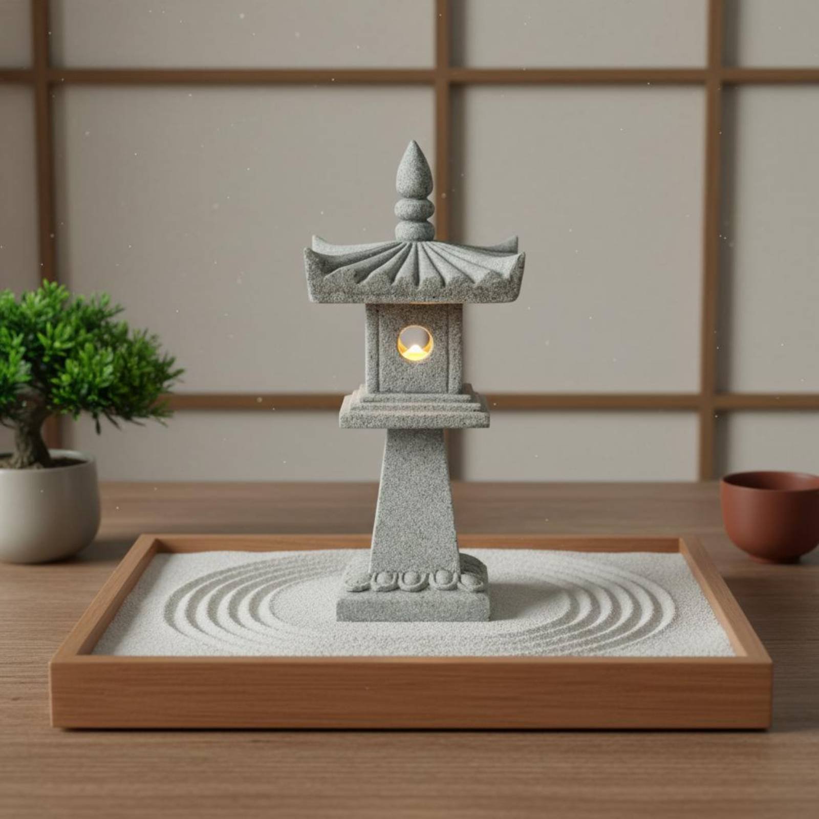 Lanterna in Pietra Miniatura c - Bonsai Garden Decor recensione e prezzo