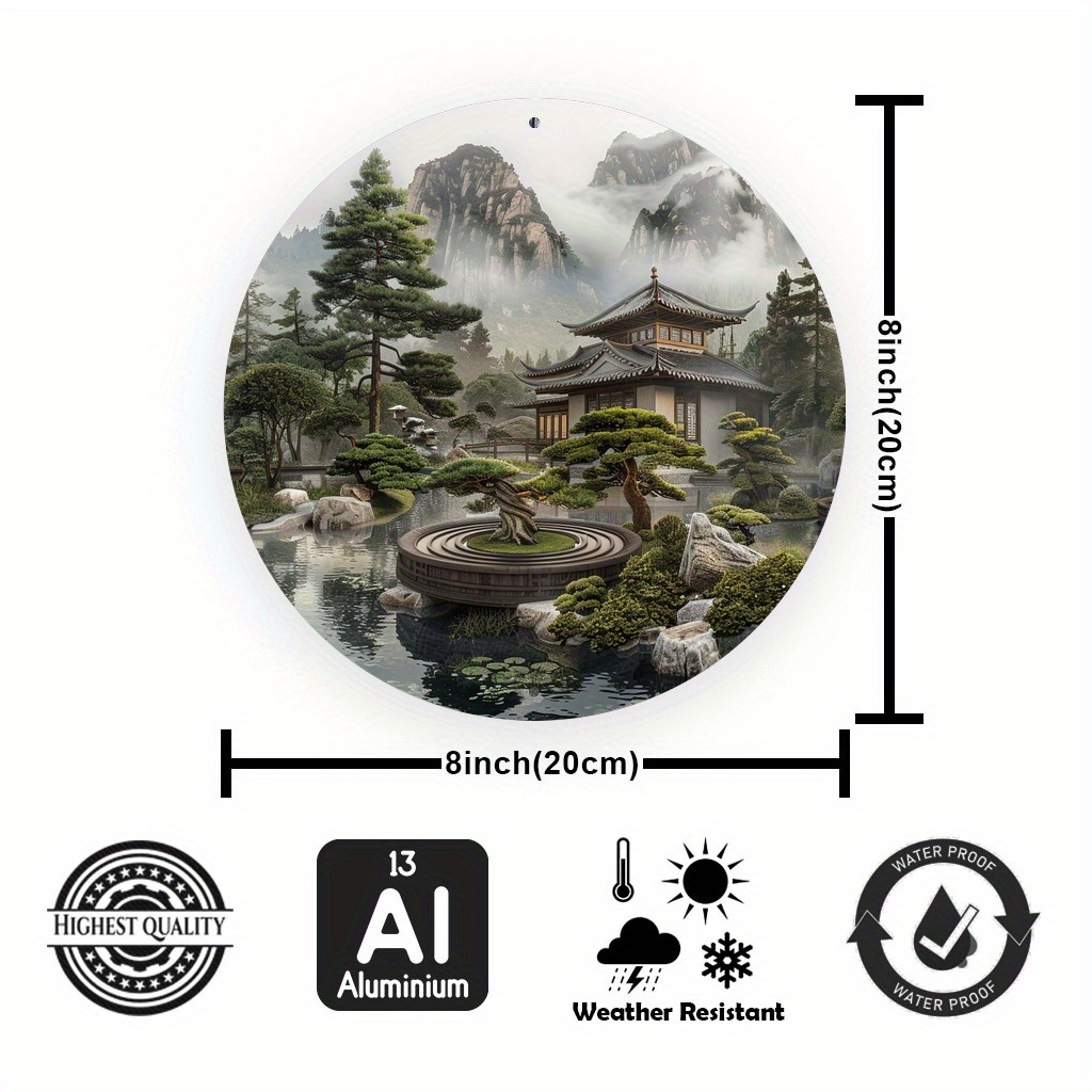 Insegna Rotonda in Metallo All - Bonsai Garden Wall recensione e prezzo