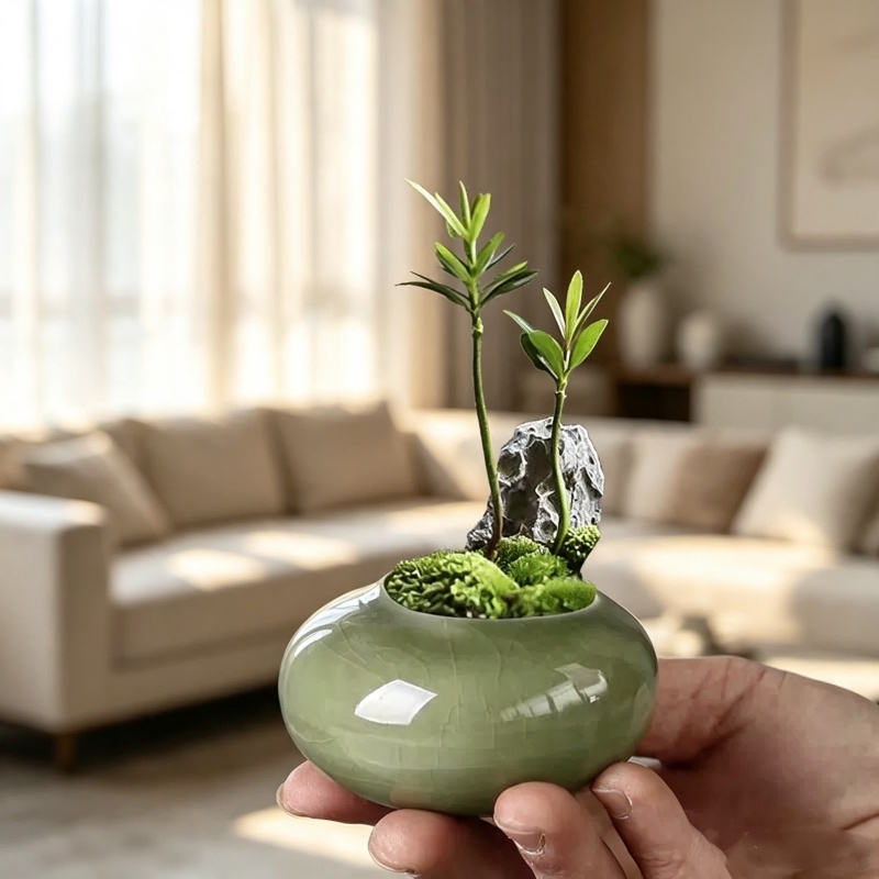 Mini Vaso per Piante con Effet - Bonsai Garden Art recensione e prezzo