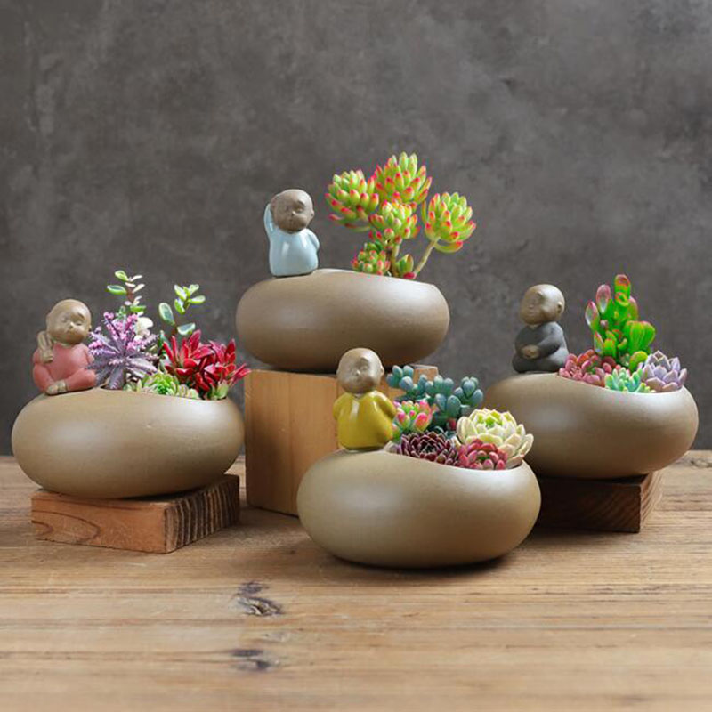 Vaso da fiori monaco in cerami - Bonsai Garden Art recensione e prezzo