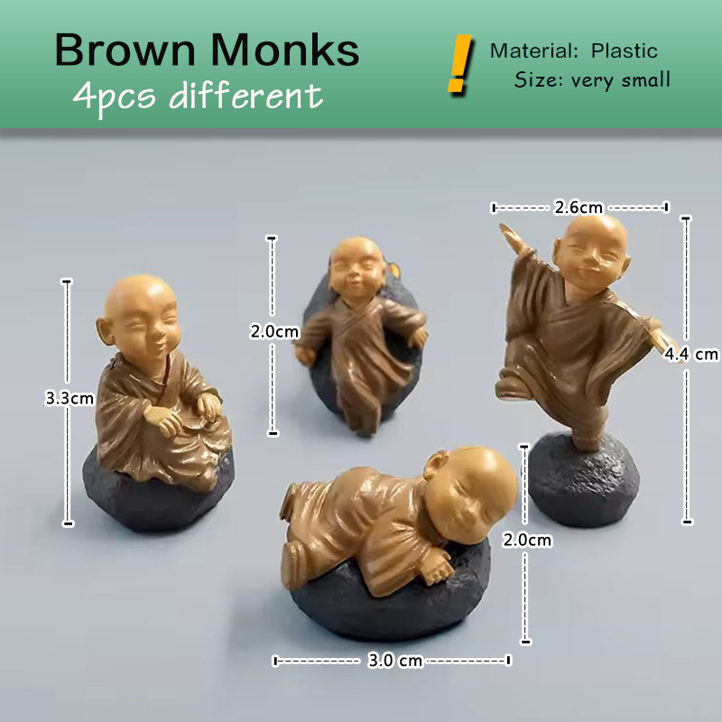 4 pezzi cinese Kong Fu monaco  - Bonsai Garden Art recensione e prezzo